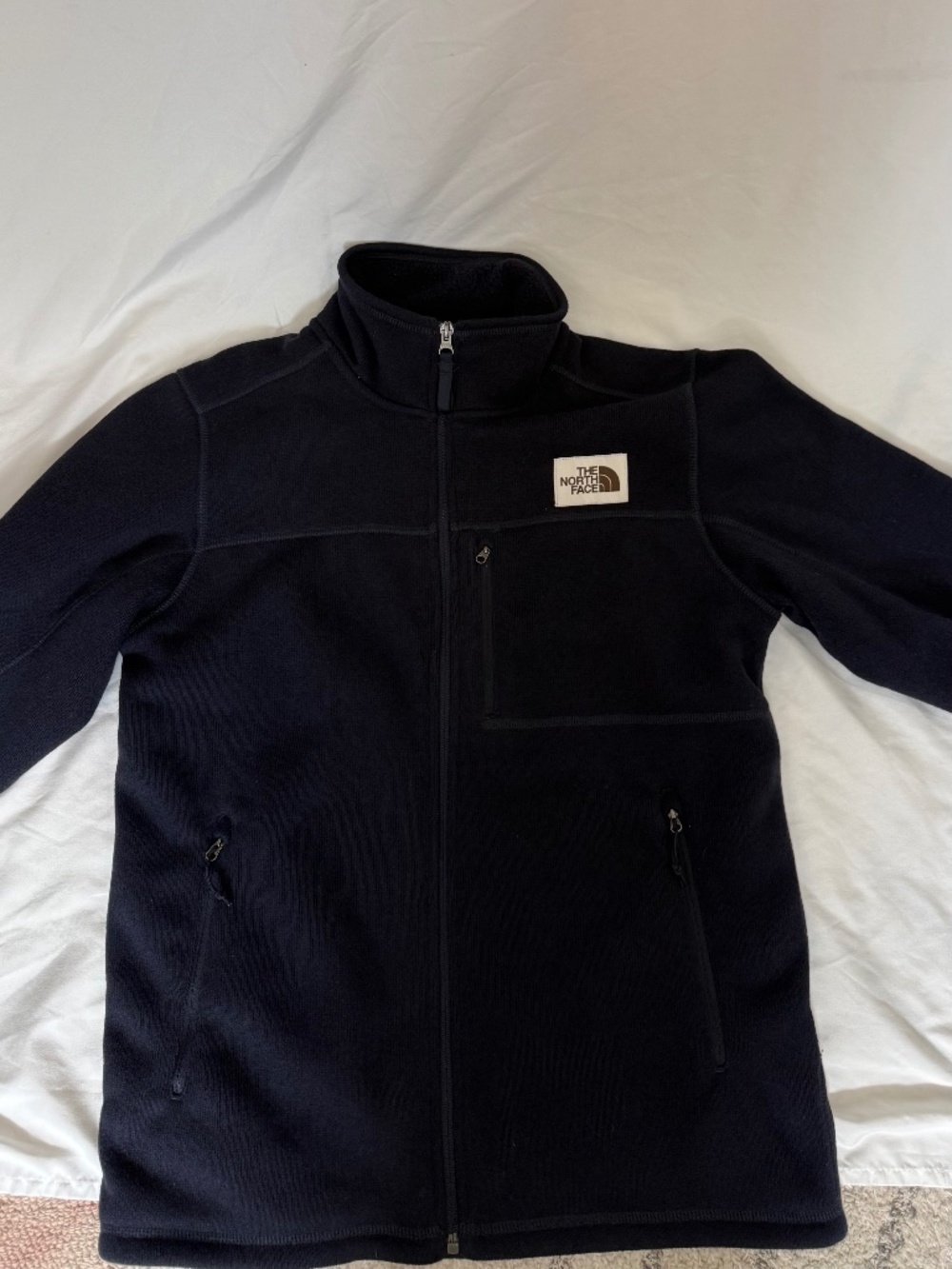 The North Face Men's Gordon Lyons Full Zip Sweater Fleece Jacket Medium Navy
